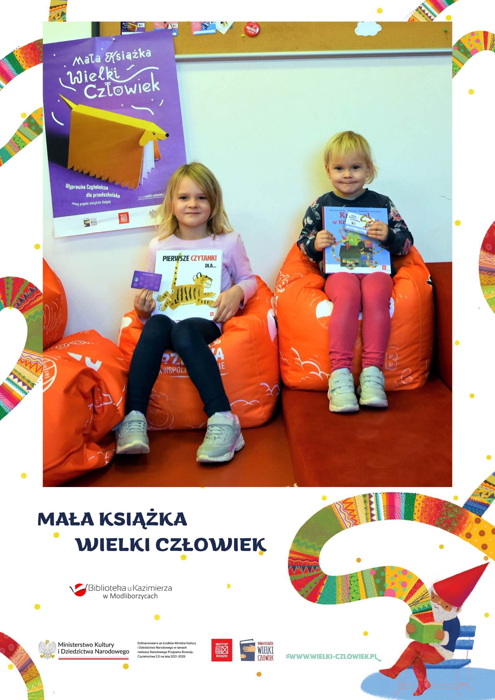 Przedstawiamy wam Emilkę i Olę, Super Siostry, które dołączyły do grona uczestników akcji Mała Książka – Wielki Człowiek!