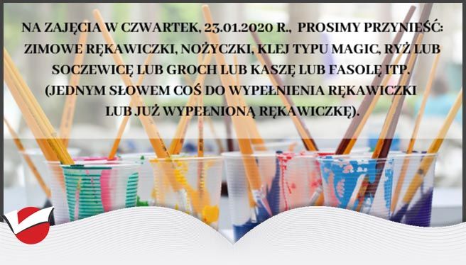 MATERIAŁY NA ZAJĘCIA PLASTYCZNE!