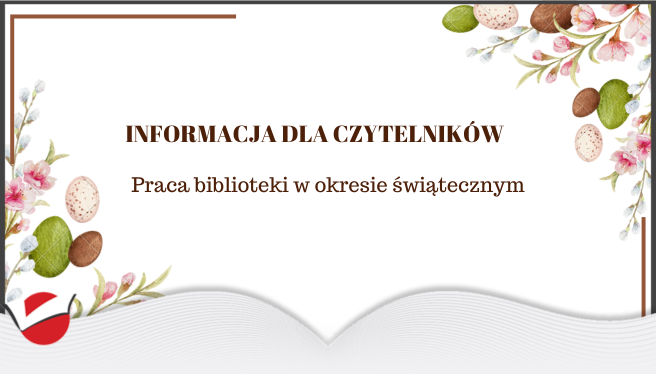 Praca biblioteki w okresie świątecznym