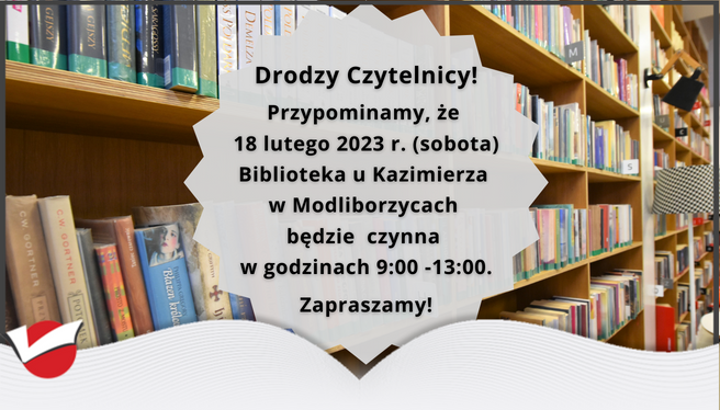Czynne w sobotę!