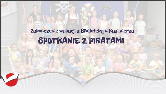 Piraci w bibliotece - ostanie wakacyjne zajęcia w bibliotece