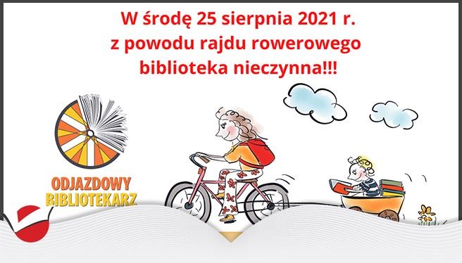 W ŚRODĘ BIBLIOTEKA NIECZYNNA!