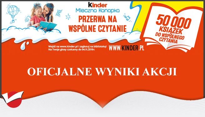 KINDER MLECZNA KANAPKA - PRZERWA NA WSPÓLNE CZYTANIE