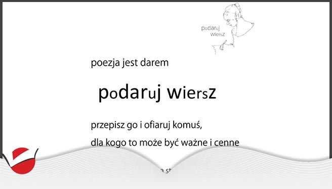 PODARUJ WIERSZ