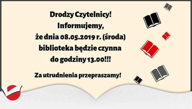 W środę czynne do 13.00