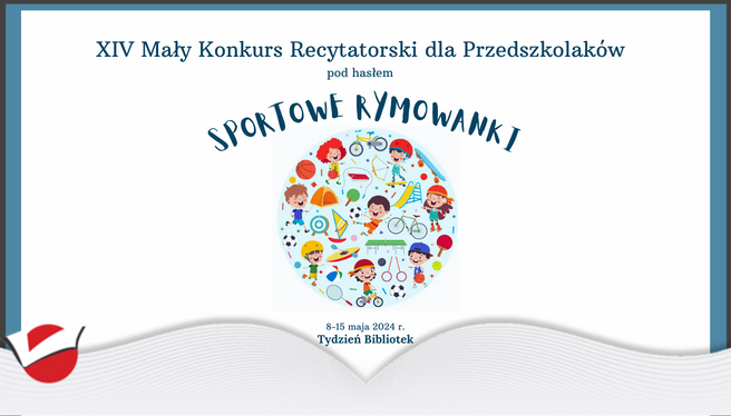 Konkurs recytatorski dla przedszkolaków