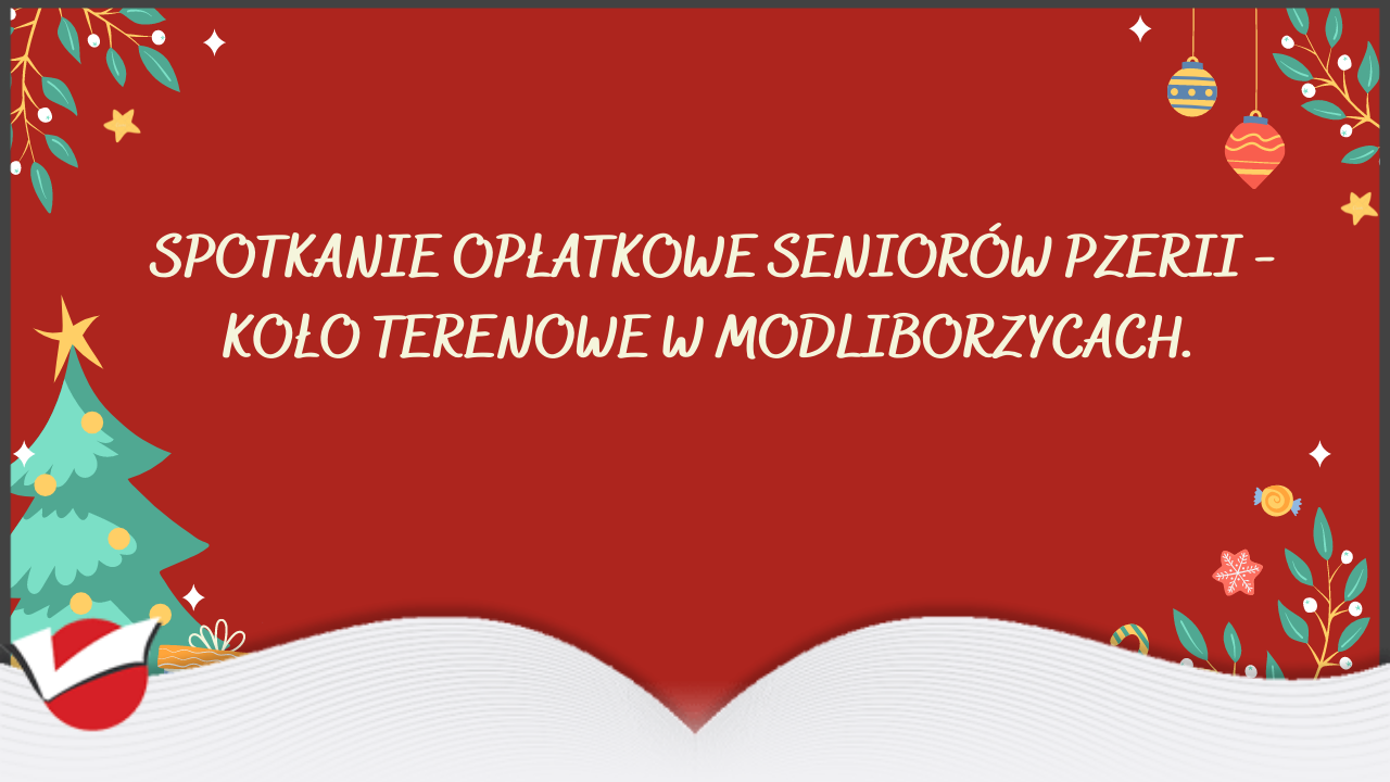 Spotkanie opłatkowe seniorów PZERiI